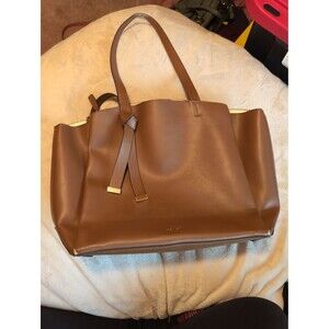 Brown nine west shoulder bag purse
